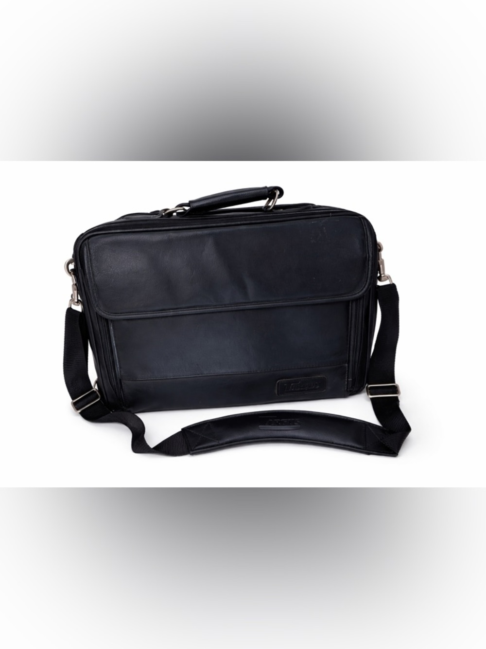 Targus Black Laptop Briefcase Messenger Bag Work Travel Office college